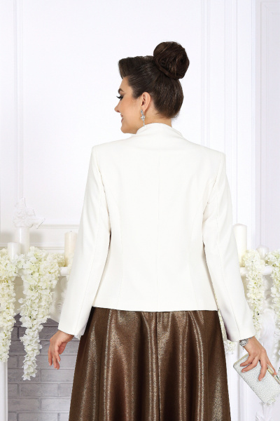 Жакет, юбка Ninele 6093 коричневый - фото 9