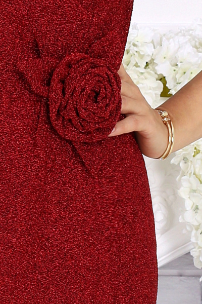 Платье Ninele 7524 красный - фото 4