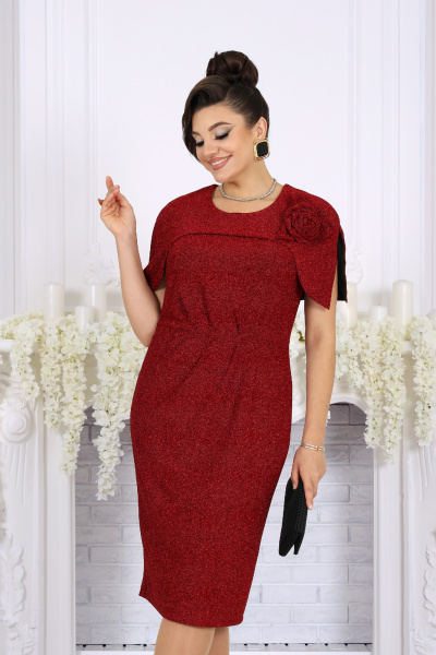 Платье Ninele 7524 красный - фото 10