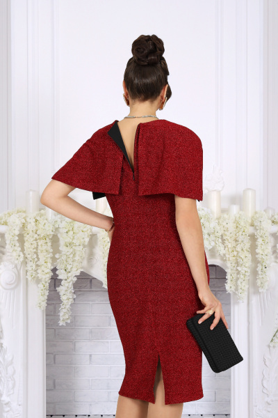 Платье Ninele 7524 красный - фото 12