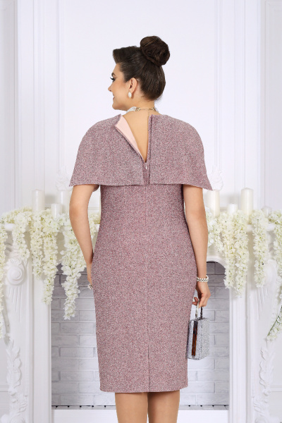 Платье Ninele 7524 пудра - фото 11