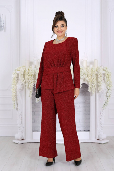 Блуза, брюки Ninele 6070 красный - фото 6