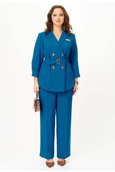 Брюки, жакет Твой имидж 2325 морская_волна - фото 1