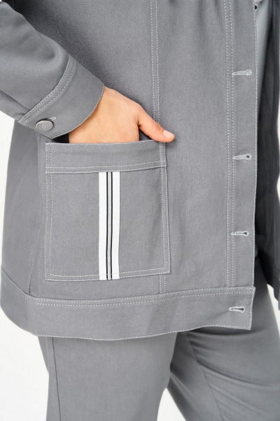 Брюки, куртка, туника Svetlana-Style 1569 серый - фото 10