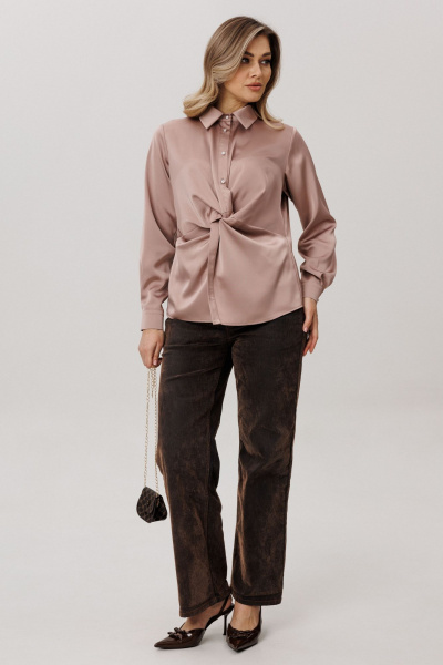 Блуза Anelli 1791 айс_карамель - фото 7