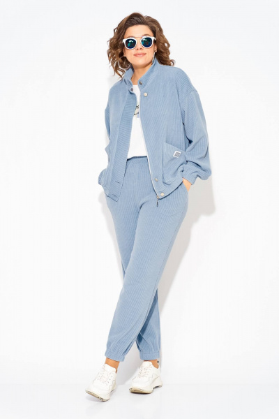 Брюки, джемпер Liliana 1503 голубой - фото 7