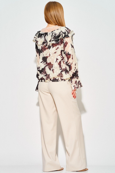 Брюки Laikony L-942-2 слоновая_кость - фото 9