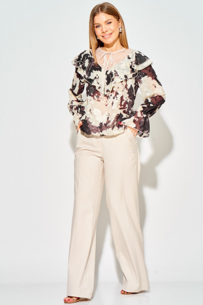 Брюки Laikony L-942-2 слоновая_кость - фото 5