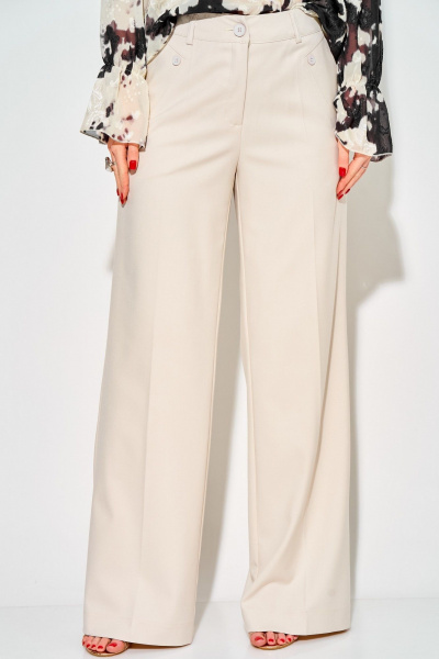 Брюки Laikony L-942-2 слоновая_кость - фото 3