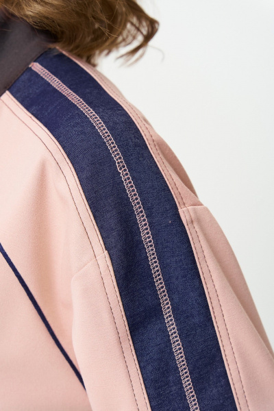 Брюки, бомбер Aira Style 24241 шоколад-пудра - фото 6