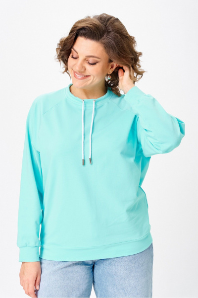 Джемпер Rumoda 2270 бирюзовый - фото 2