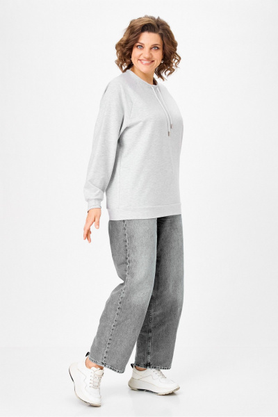 Джемпер Rumoda 2270 серый - фото 7