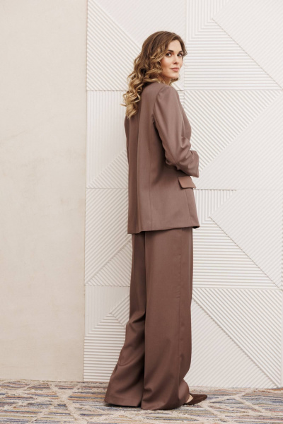 Брюки, жакет Gizart 5411/1 капучино - фото 7
