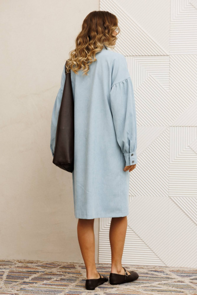 Платье Gizart 5417 голубой - фото 6