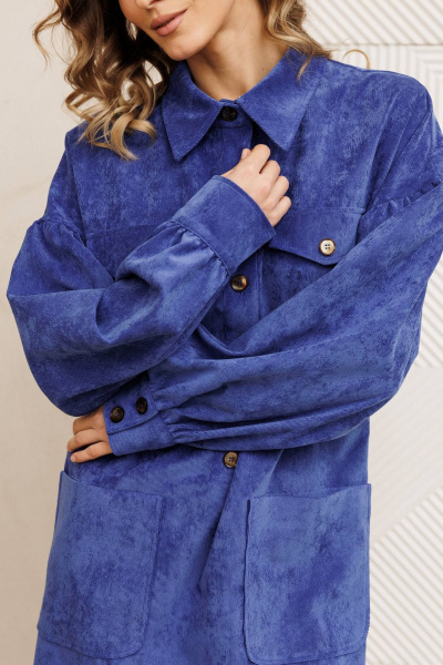 Платье Gizart 5417 ярко -синий - фото 4