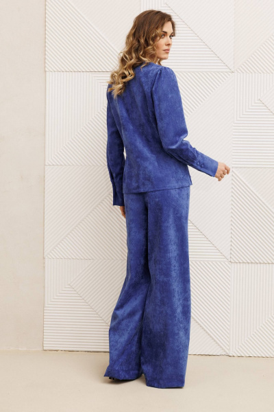 Блуза, брюки Gizart 5421 ярко синий - фото 6