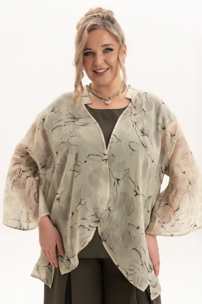 Блуза, брюки, кардиган Algranda А4123 - фото 2