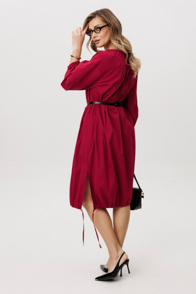 Платье Fantazia Mod 4708 бордовый - фото 2