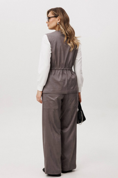 Брюки, джемпер, жилет Fantazia Mod 5229 дымчатый - фото 8