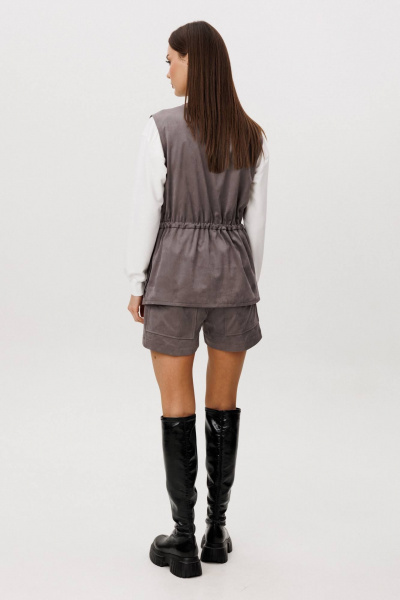 Джемпер, жилет, шорты Fantazia Mod 5231 дымчатый - фото 7