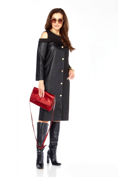 Платье Taita plus 2602 черный - фото 7