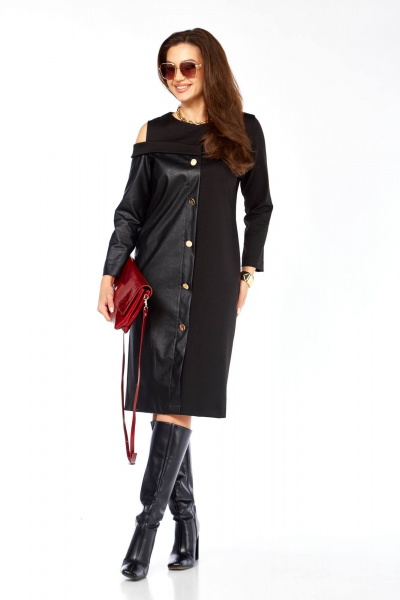 Платье Taita plus 2602 черный - фото 2