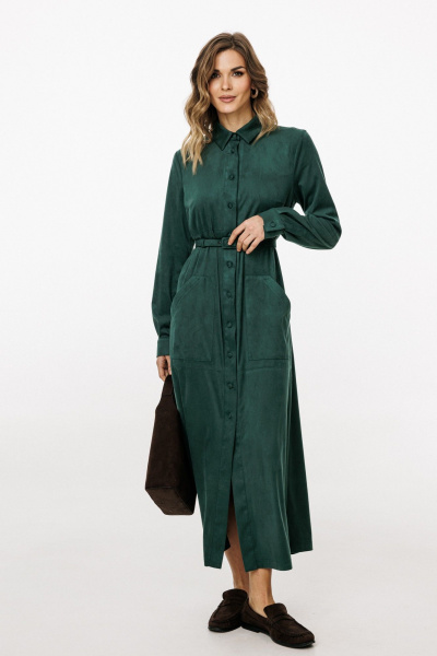 Платье EOLA 3027 т.изумруд - фото 10