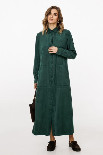 Платье EOLA 3027 т.изумруд - фото 2