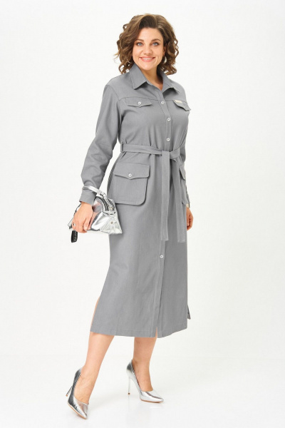 Платье Svetlana-Style 2101 серый - фото 2