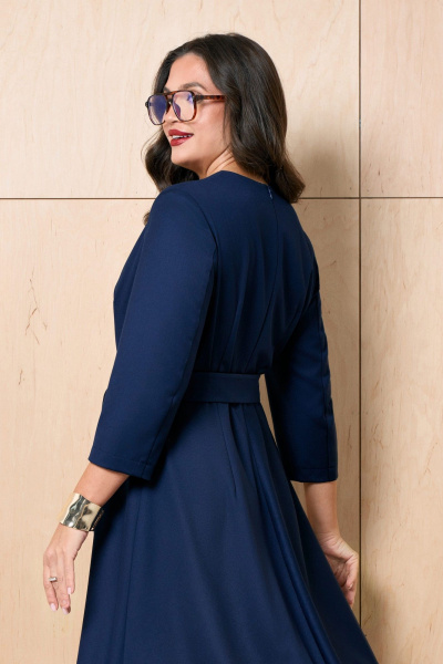 Платье Lissana 5054 темно-синий - фото 4