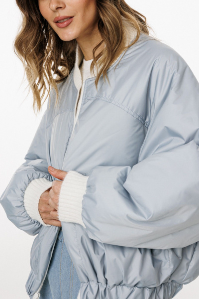 Куртка EOLA 3034 молочный/голубой - фото 13