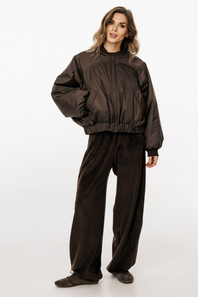 Куртка EOLA 3034 шоколад/т.изумруд - фото 27