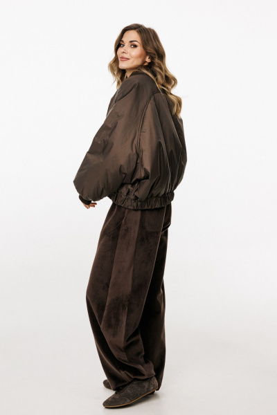 Куртка EOLA 3034 шоколад/т.изумруд - фото 26