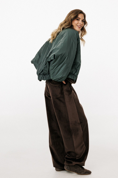 Куртка EOLA 3034 шоколад/т.изумруд - фото 18