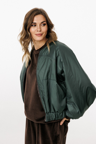 Куртка EOLA 3034 шоколад/т.изумруд - фото 10