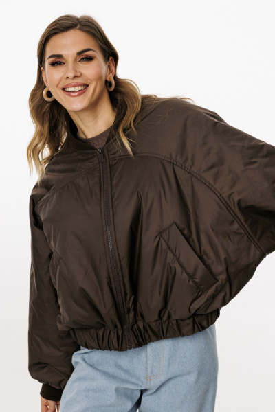 Куртка EOLA 3034.1 шоколад/т.изумруд - фото 6