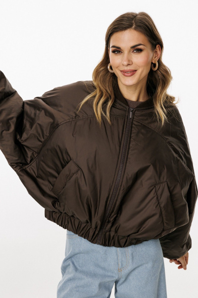 Куртка EOLA 3034.1 шоколад/т.изумруд - фото 5