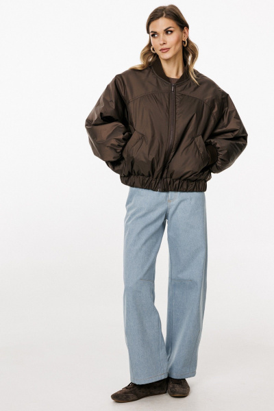 Куртка EOLA 3034.1 шоколад/т.изумруд - фото 2