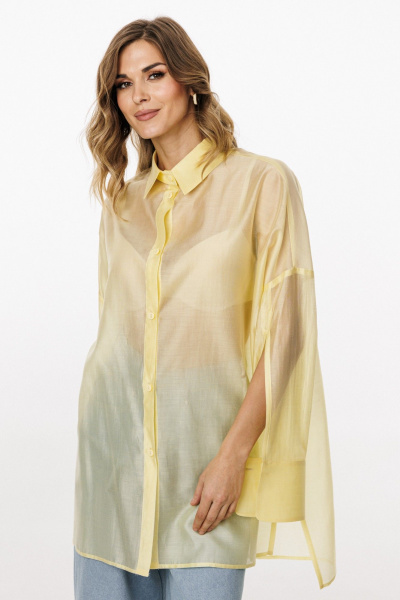 Блуза EOLA 3036 сливочное_масло - фото 11