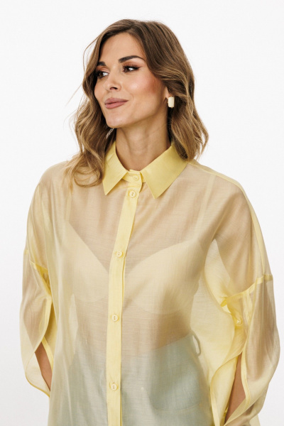 Блуза EOLA 3036 сливочное_масло - фото 6