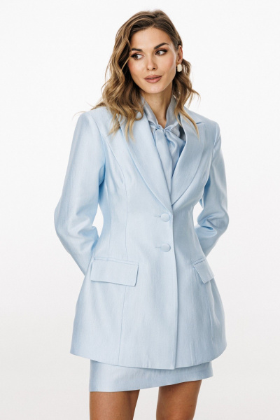 Жакет EOLA 3039 голубой - фото 10