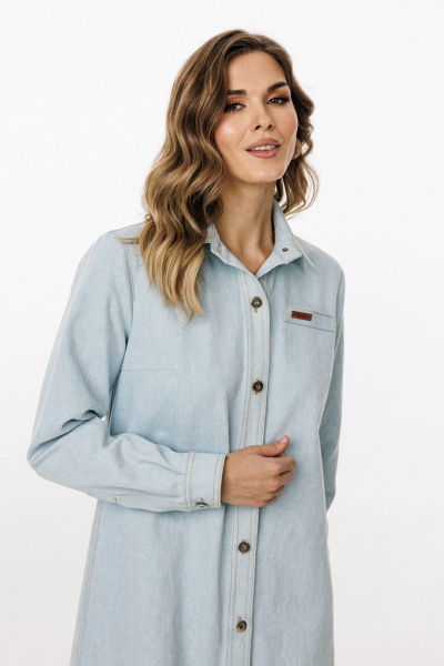 Платье EOLA 3041 светло-голубой - фото 8