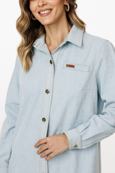 Платье EOLA 3041 светло-голубой - фото 6