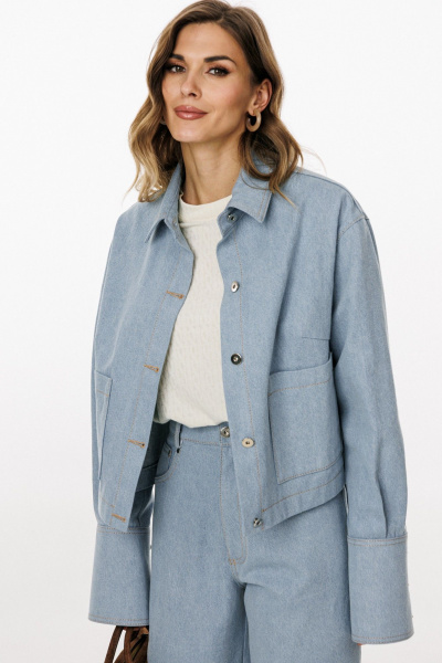 Блуза EOLA 3042 голубой - фото 4