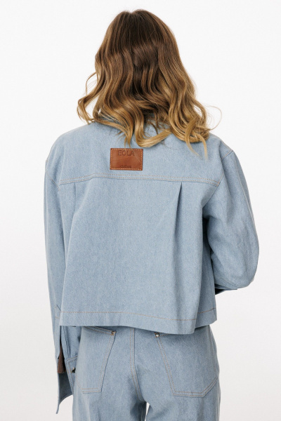 Блуза EOLA 3042.1 голубой - фото 8