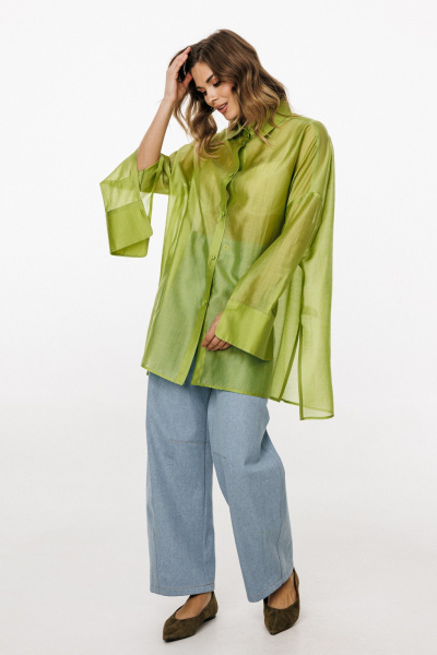 Брюки EOLA 3043.3 голубой - фото 4