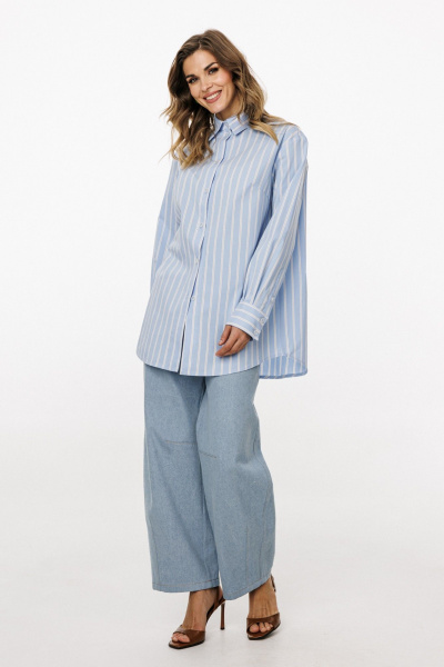 Брюки EOLA 3043.4 голубой - фото 2