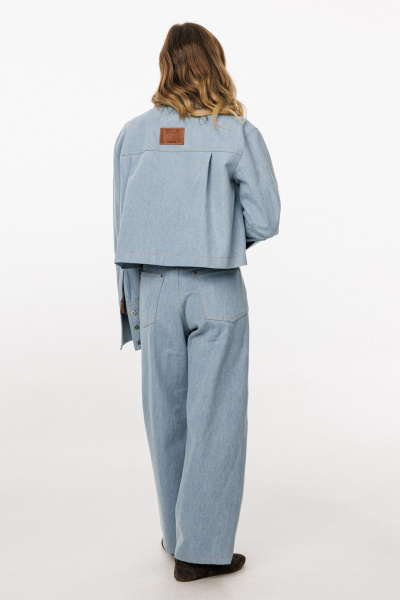 Брюки EOLA 3043.7 голубой - фото 4