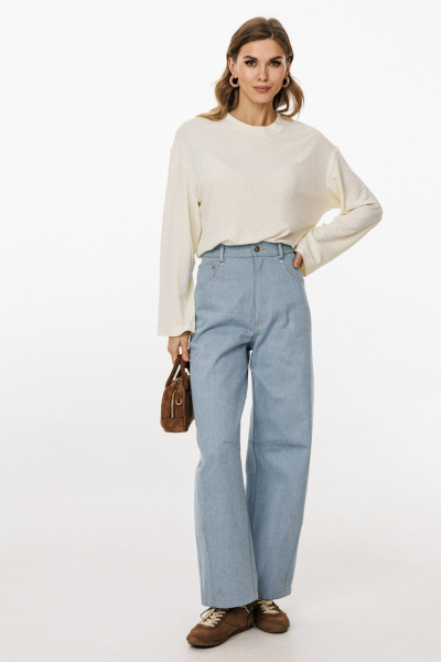 Брюки EOLA 3043.10 голубой - фото 1