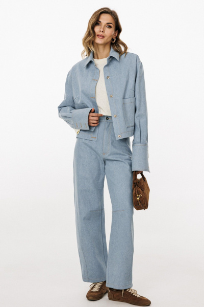 Брюки EOLA 3043.11 голубой - фото 1